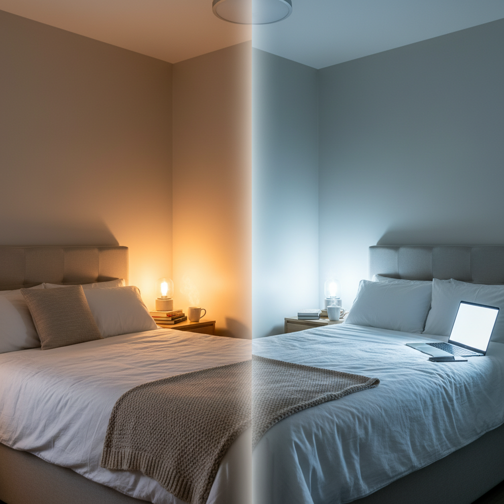 Warm White vs. Cool White: Optimizing Your Sleep Hygiene
