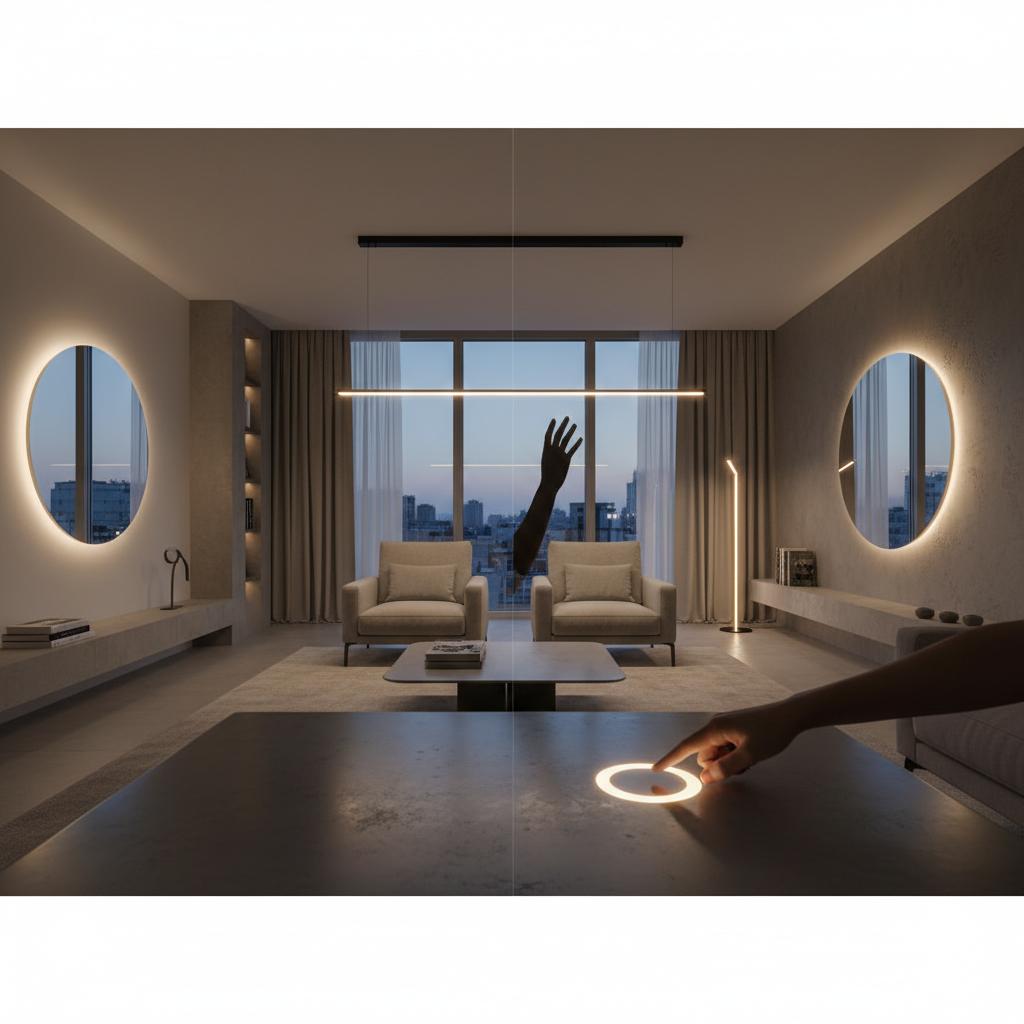 The Future of Lighting: Gesture vs. Touch – Which Controls the Light?