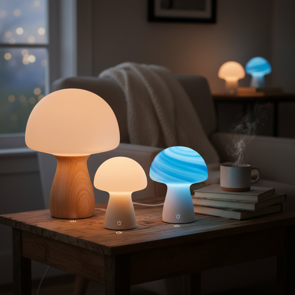 Enchanting Glow: The Best Mushroom-Shaped Touch Lights for Decor