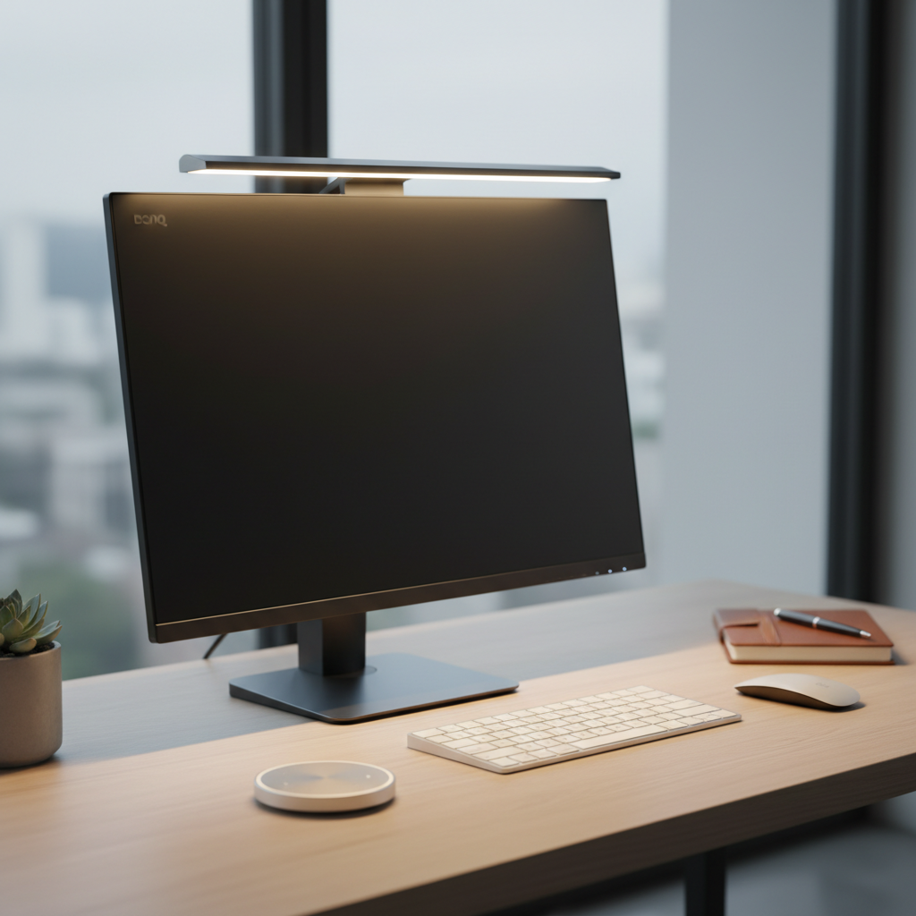 BenQ ScreenBar Touch Dial Review: Elevate Your Workspace Lighting