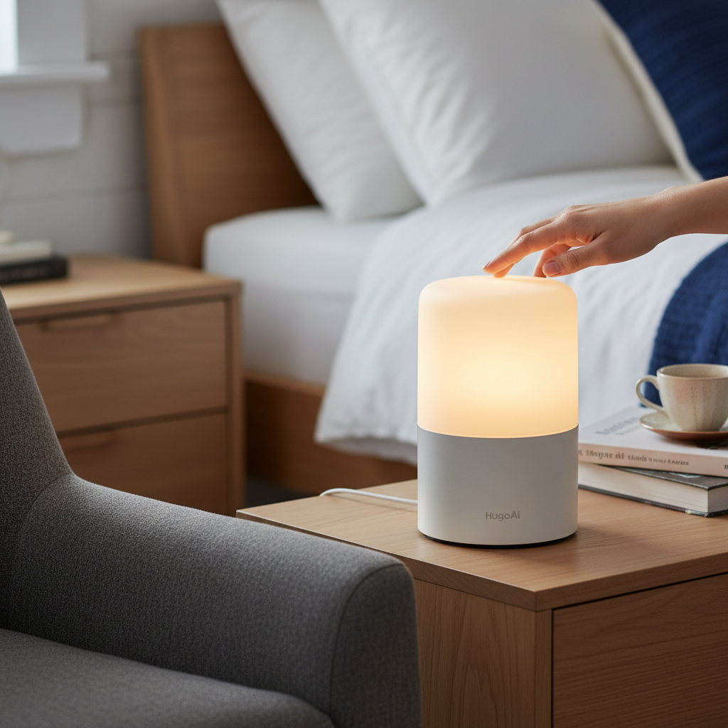 Review: HugoAI Smart Table Lamp (Touch Mode) – Elevate Your Ambiance